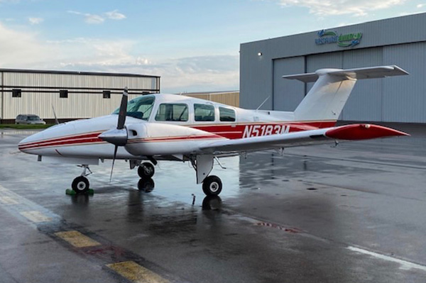 photo of a Beechcraft Dutchess plane